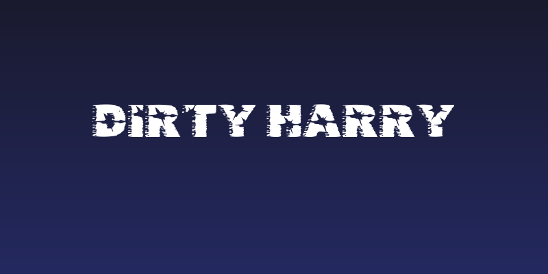 Dirty Harry Social Header