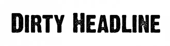 Dirty Headline  baixar fontes gratis