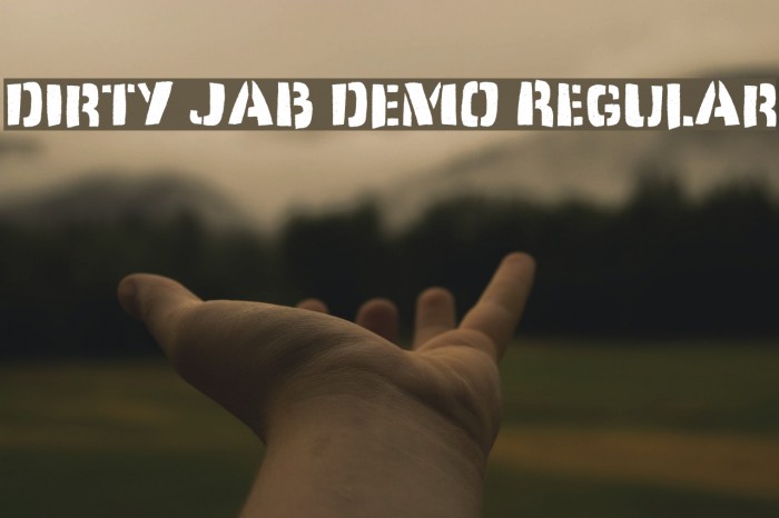 Dirty Jab DEMO Regular Example 3