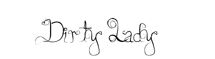Dirty Lady Font