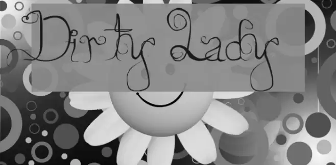 Dirty Lady Font examples