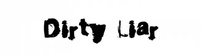 Dirty Liar  Descarca Fonturi Gratis