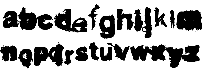 Dirty Liar Font LOWERCASE