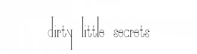 Dirty Little Secrets  नि: शुल्क फ़ॉन्ट्स डाउनलोड