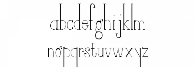 Dirty Little Secrets フォント 小文字
