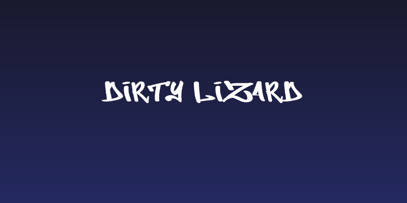 Dirty Lizard Social Header