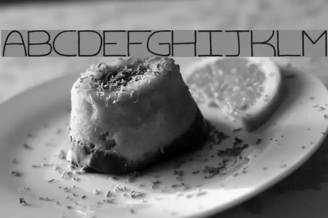 Dirty Macadam Font examples