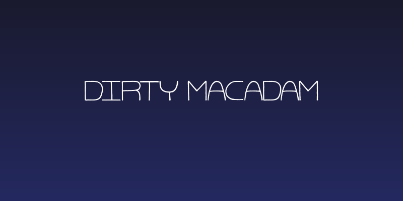 Dirty Macadam Social Header