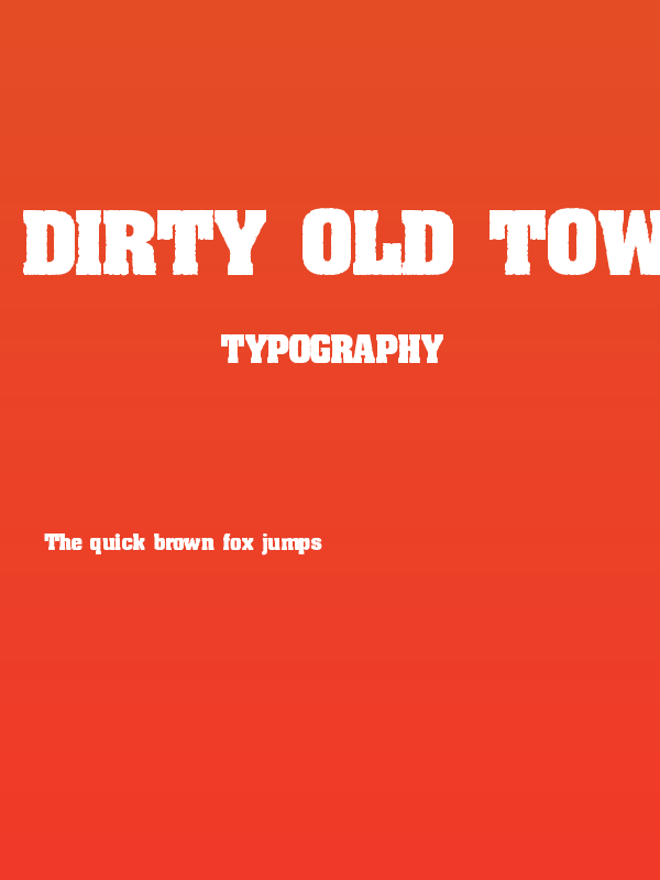 Dirty Old Town Poster