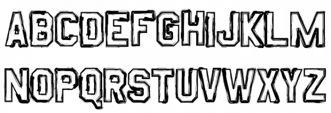 Dirty Play Schriftart Groß