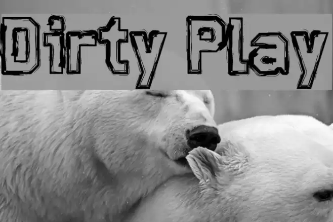 Dirty Play Font examples