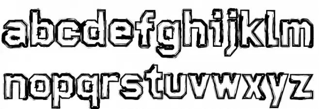 Dirty Play خط أحرف صغيرة