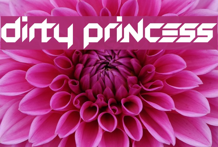 Dirty Princess Font examples