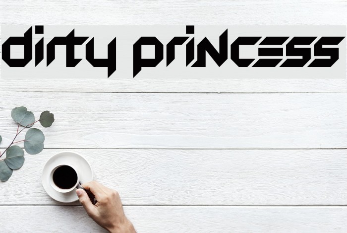 Dirty Princess Font examples