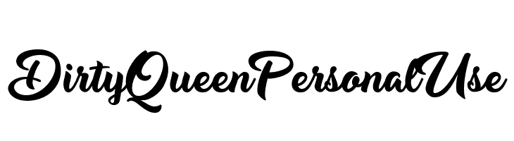 Dirty Queen Personal Use   Скачать бесплатные шрифты