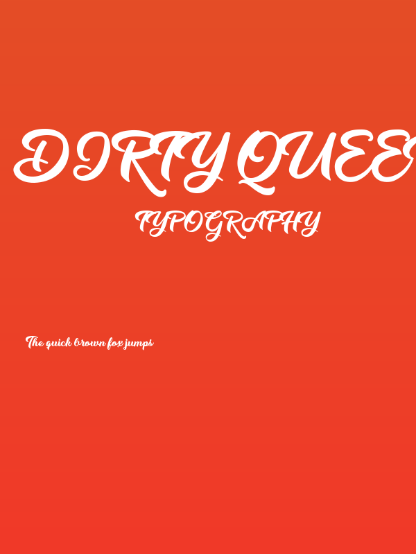 Dirty Queen Personal Use  Poster