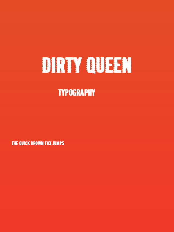 Dirty Queen Poster