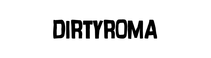Dirty Roma  Fuentes Gratis Descargar