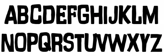 Dirty Roma フォント 大文字