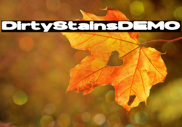 Dirty Stains DEMO Example 2