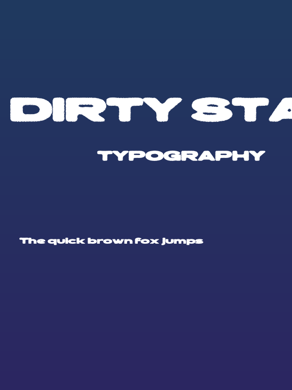 Dirty Stains DEMO Poster