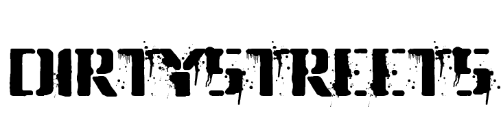 Dirty Streets  Frei Schriftart Herunterladen