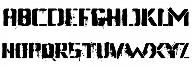 Dirty Streets Шрифта ВЕРХНИЙ