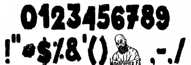 Dirty & Strong Font OTHER CHARS