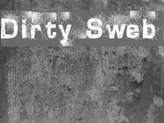 Dirty Sweb Шрифта examples