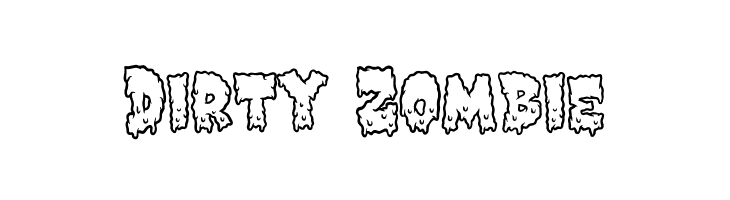 Dirty Zombie  font caratteri gratis