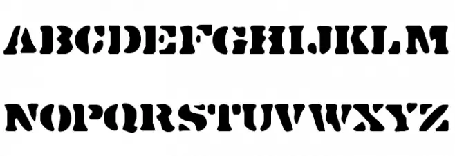 DirtyBakersDozen-Regular Font Litere mari