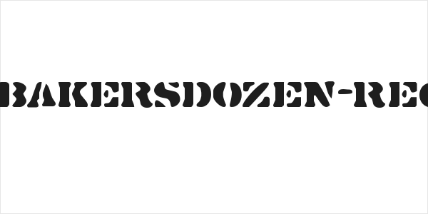 DirtyBakersDozen-Regular Logo