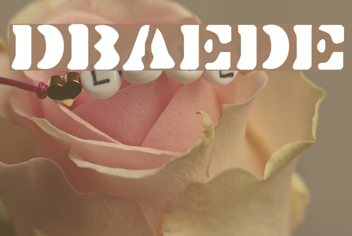 DirtyBakersDozen フォント examples