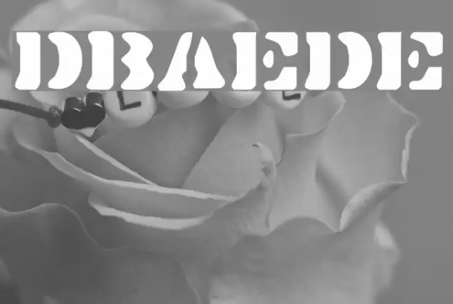 DirtyBakersDozen フォント examples