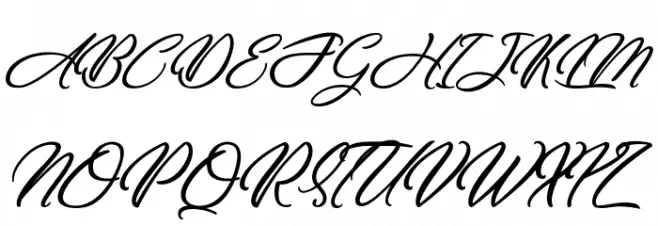 DirtyBitch Schriftart Groß