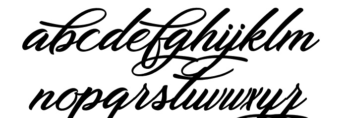 DirtyBitch Font LOWERCASE