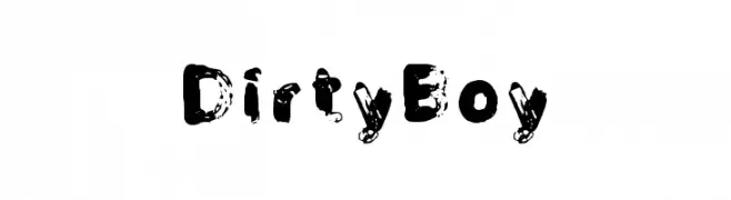 DirtyBoy  font caratteri gratis
