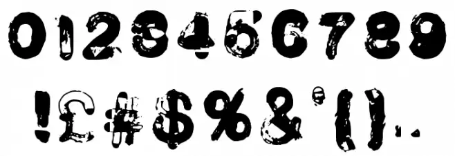 DirtyBoy Font OTHER CHARS