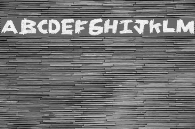 DirtyCoal Font examples