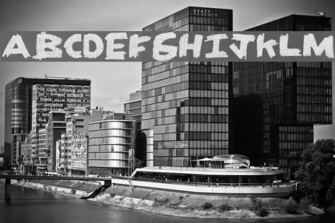 DirtyCoal Font examples