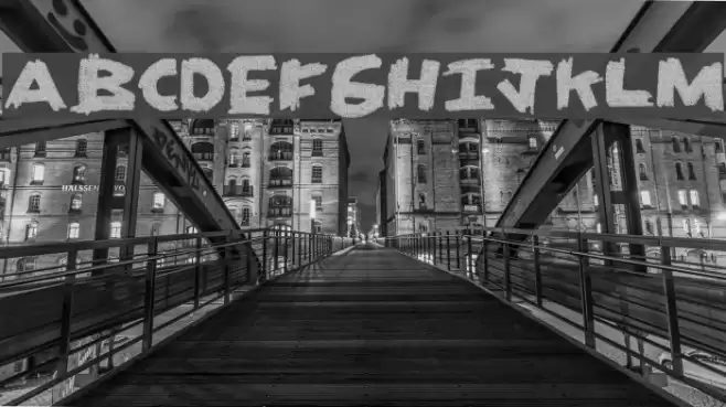 DirtyCoal Font examples