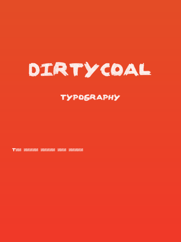 DirtyCoal Poster