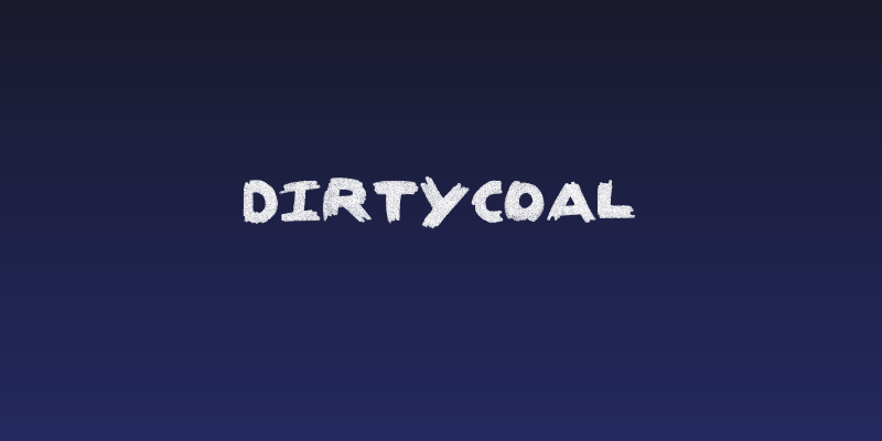 DirtyCoal Social Header
