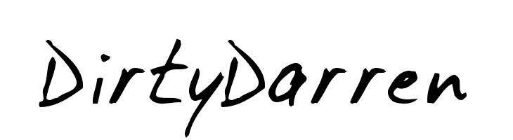 DirtyDarren Font