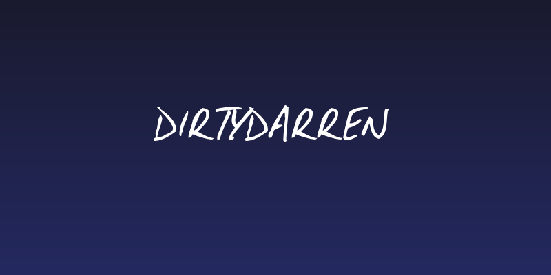 DirtyDarren Social Header