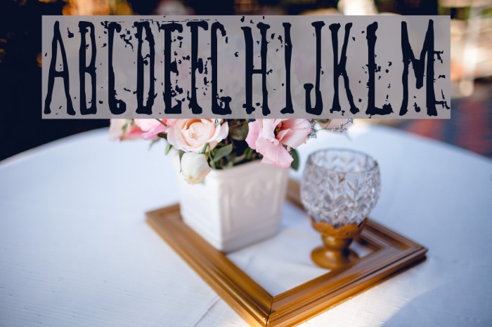 DirtyDeco Font examples