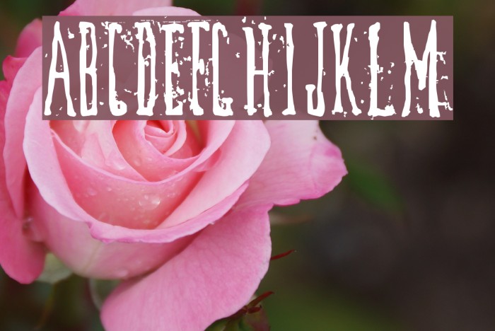 DirtyDeco Font examples