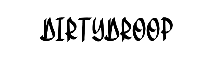 DirtyDroop  免费字体下载