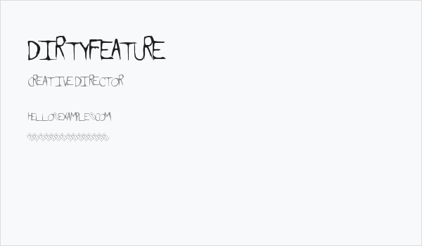 DirtyFeature Business Card