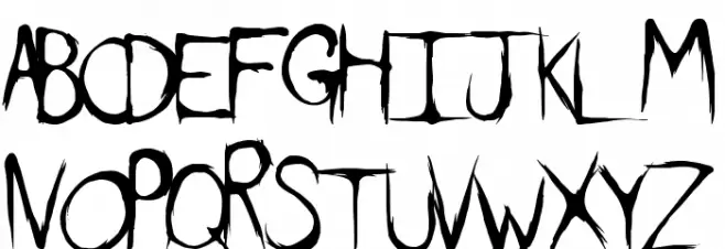 DirtyFeature Font LOWERCASE